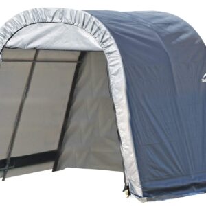 ShelterLogic 77813 Grey 10'x12'x8' Round Style Shelter