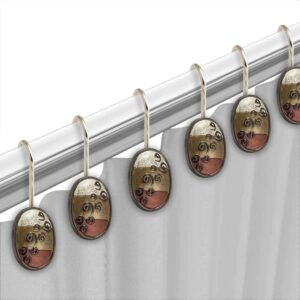 Popular Bath Shower Hooks, Miramar Collection, Multicolor