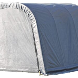 ShelterLogic 77813 Grey 10'x12'x8' Round Style Shelter