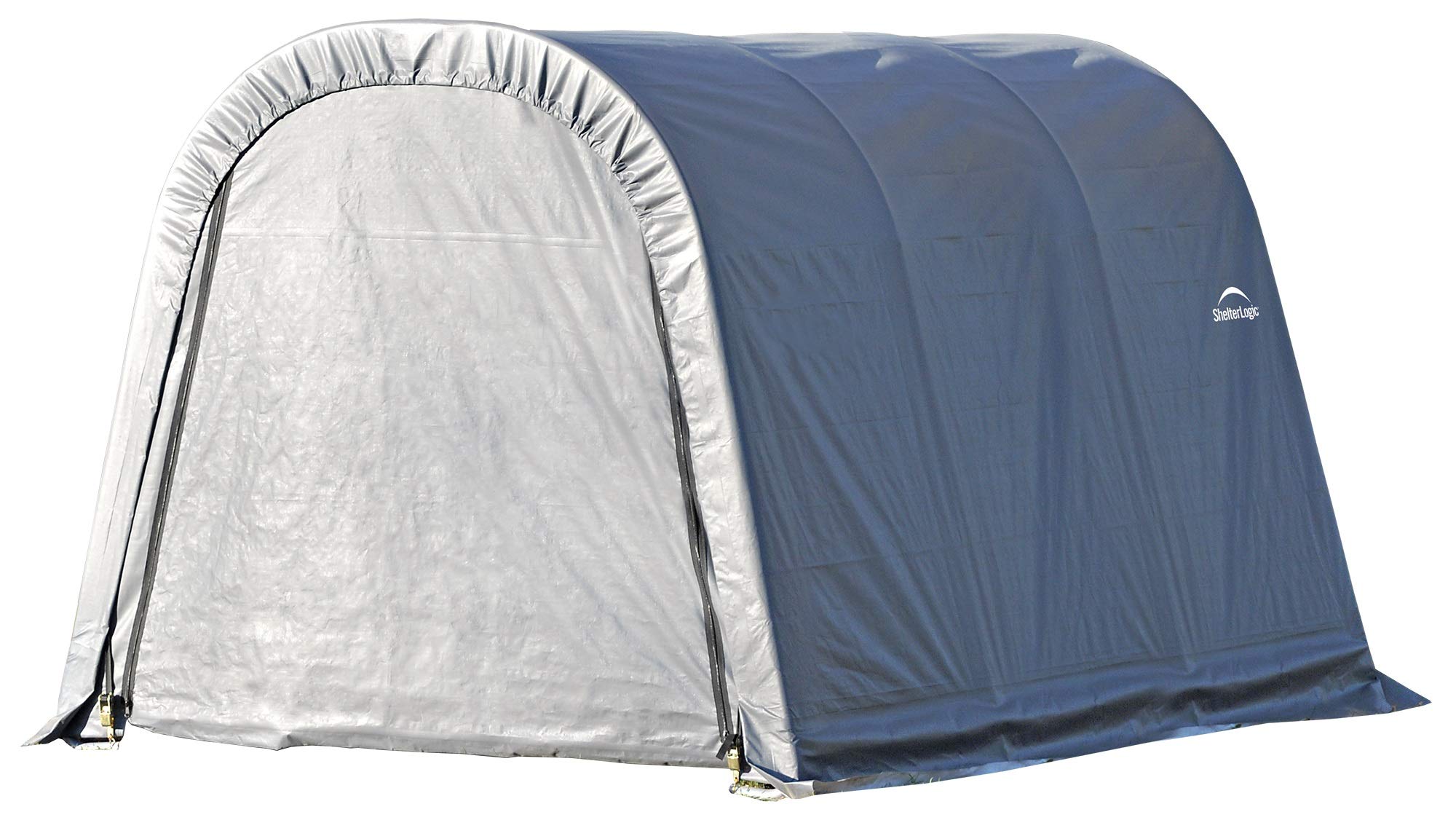 ShelterLogic 77813 Grey 10'x12'x8' Round Style Shelter