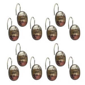 Popular Bath Shower Hooks, Miramar Collection, Multicolor