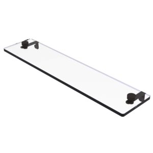 allied brass ns-1/22 22 inch vanity beveled edges glass shelf, oil rubbed bronze