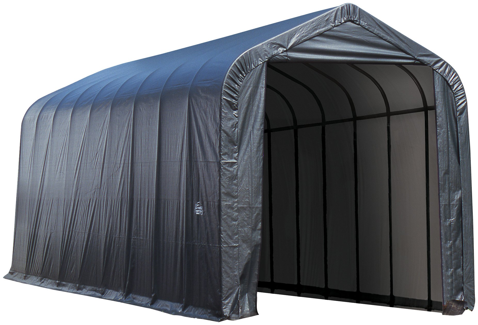 ShelterLogic Garage 16 x 40 x 16 Peak Standard Grey