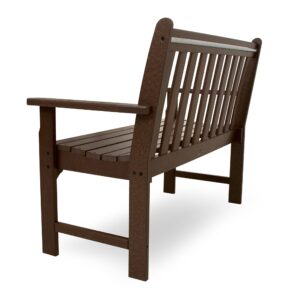 POLYWOOD® Vineyard 48" Bench (Mahogany)