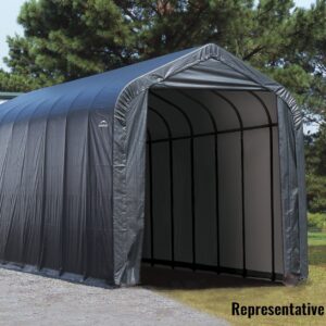 ShelterLogic Garage 16 x 40 x 16 Peak Standard Grey