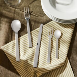 Alessi Pcs.Cutlery Santiago 5 Piece Cutlery Set, Silver