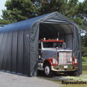 ShelterLogic Garage 16 x 40 x 16 Peak Standard Grey