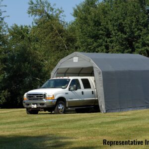 ShelterLogic 97053 Grey 12'x20'x9' Barn Shelter