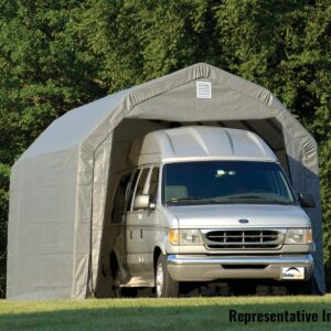 ShelterLogic 97053 Grey 12'x20'x9' Barn Shelter