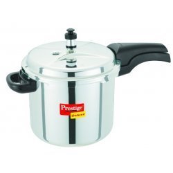 prestige deluxe stainless steel pressure cooker 5.5 lt