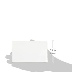 American Metalcraft CMP553 Card Holders, Signs and Stands, 5.5" Length x 3.5" Width, White