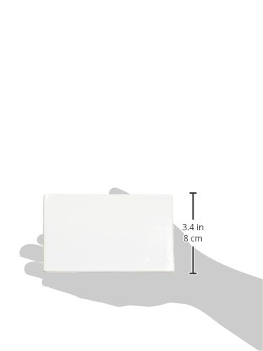 American Metalcraft CMP553 Card Holders, Signs and Stands, 5.5" Length x 3.5" Width, White