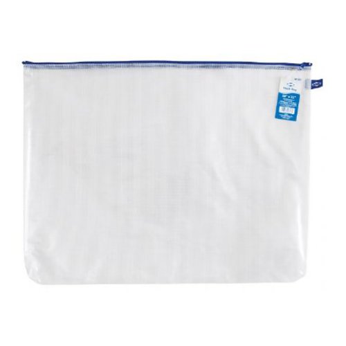 Alvin, PVC Mesh Zipper Bag, 16 x 21 Inches, Clear - NB1621