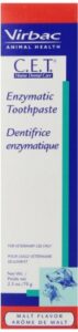 virbac c.e.t. enzymatic toothpaste, malt flavor, 2.5 oz