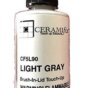 Ceramifix .5 oz Light Gray Touch up Paint for Tile, Appliances and More