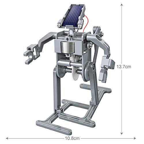 4M Green Science Solar Robot Kit - Green Energy Robotics, Eco-Engineering - STEM Toys Educational Gift for Kids & Teens, Girls & Boys (Packaging May Vary), Multi