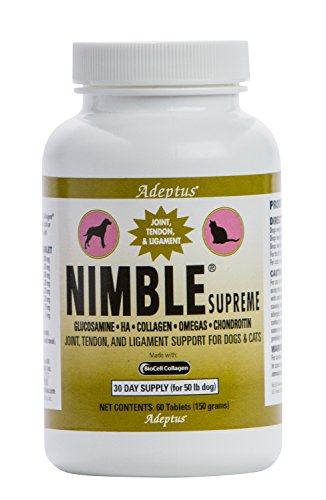 Adeptus Nutrition 60 Tablets Nimble Supreme Pet, 3.5 x 3.5 x 4.75