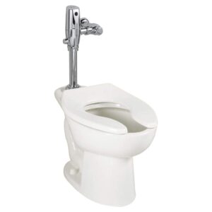 american standard 3451.001.020 madera everclean 15-inch universal top spud floor mount toilet bowl, white