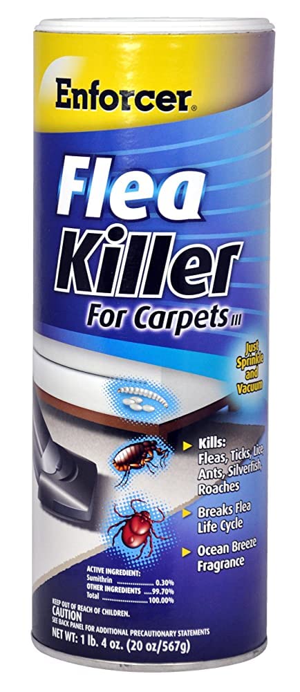 Enforcer 20-Ounce Flea Killer for Carpet, Ocean Breeze Fragrance