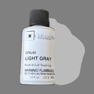 ceramifix .5 oz light gray touch up paint for tile, appliances and more