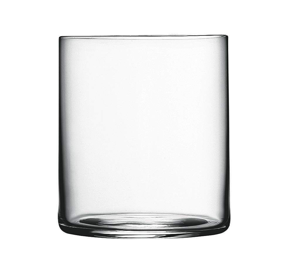 Luigi Bormioli Top Class 12.25 Oz Thin DOF Glass, Set Of 6 Water Drinking Glasses, Son.hyx High Tech Blown Crystal Glass, For Whisky, Cocktail, Ice Tea, Water, Juice, Dishwasher Safe, Made In Italy