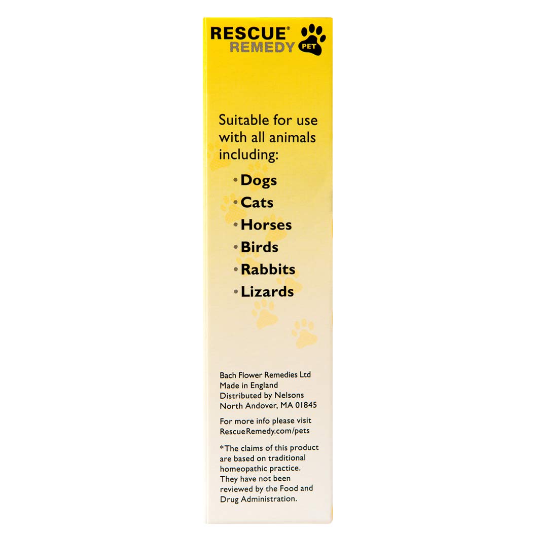 Bach Flower Essences Rescue Remedy Pet 20 Ml (2 Pack)