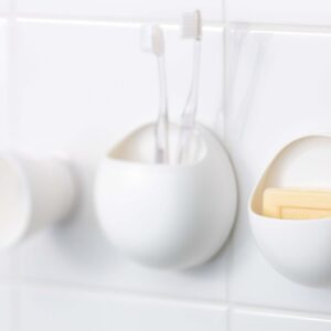 sanei Faucet Bath po soap soap White