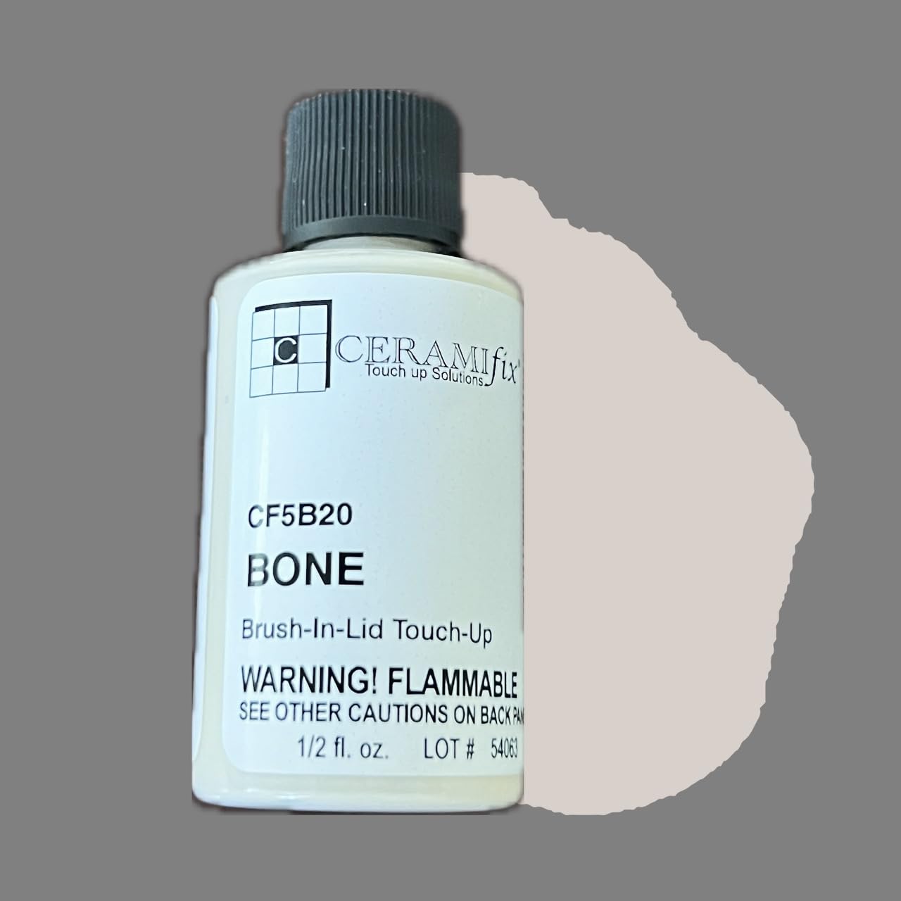 Ceramifix .5 oz Bone Touch up Paint for Tile, Appliances and More