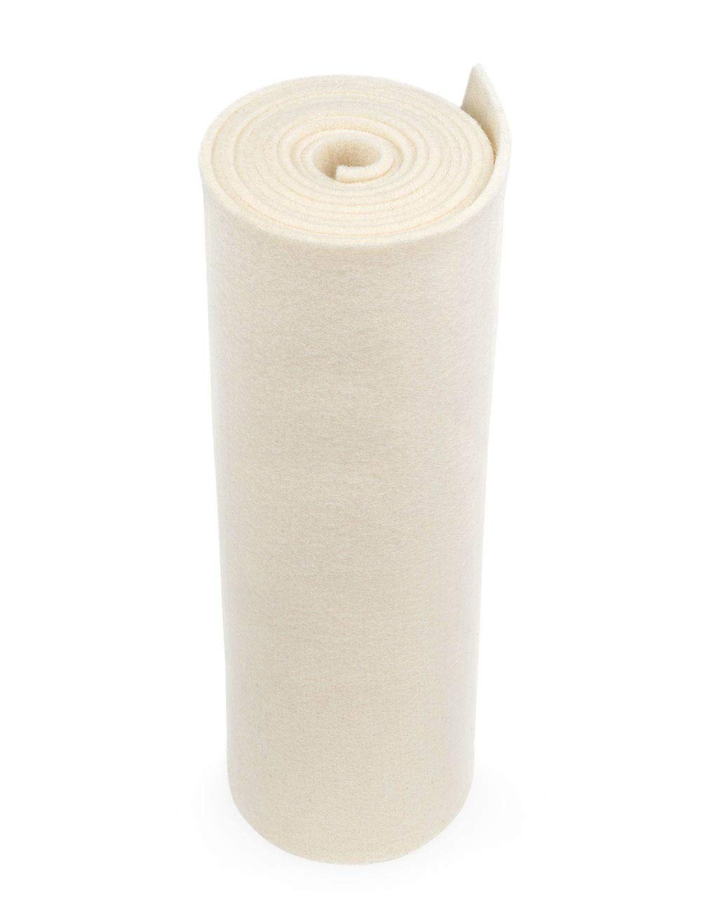 The Felt Store F-5 Industrial Felt – 72 Inch Wide x 3 Foot Long x 1/8 Inch Thick – SAE Pressed Felt for Automotive, Machinery Components - Adhesive