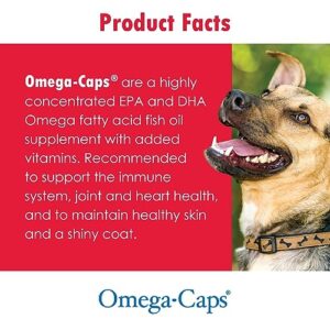 Omega-Caps ES Liquid - Vitamins, Minerals, Omega-3 Fatty Acids, Antioxidants for Dogs and Cats - 8 fl oz