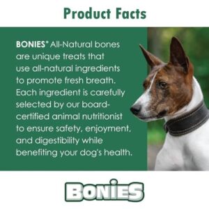 BONIES Hip & Joint Health Multi-Pack REGULAR Large Dogs 25 or More LBS - Natural Dog Treat - Low Calories - Chicken Flavor - 5 Bones