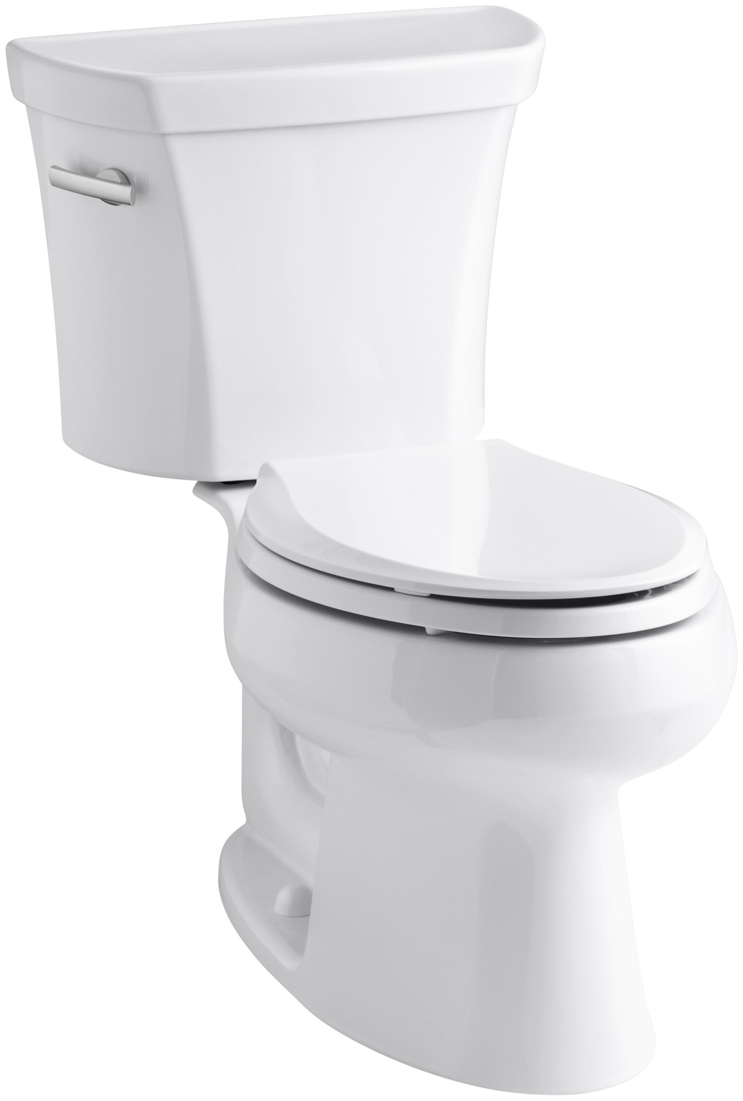 Kohler KOH3998-U-0 1.28 GPF Two-Piece Elongated Toilet with 12" Rough In and Insuliner from the Wellworth Collection White