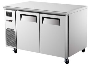 turbo air juf-48 48 side mount undercounter freezer 2 swing doors