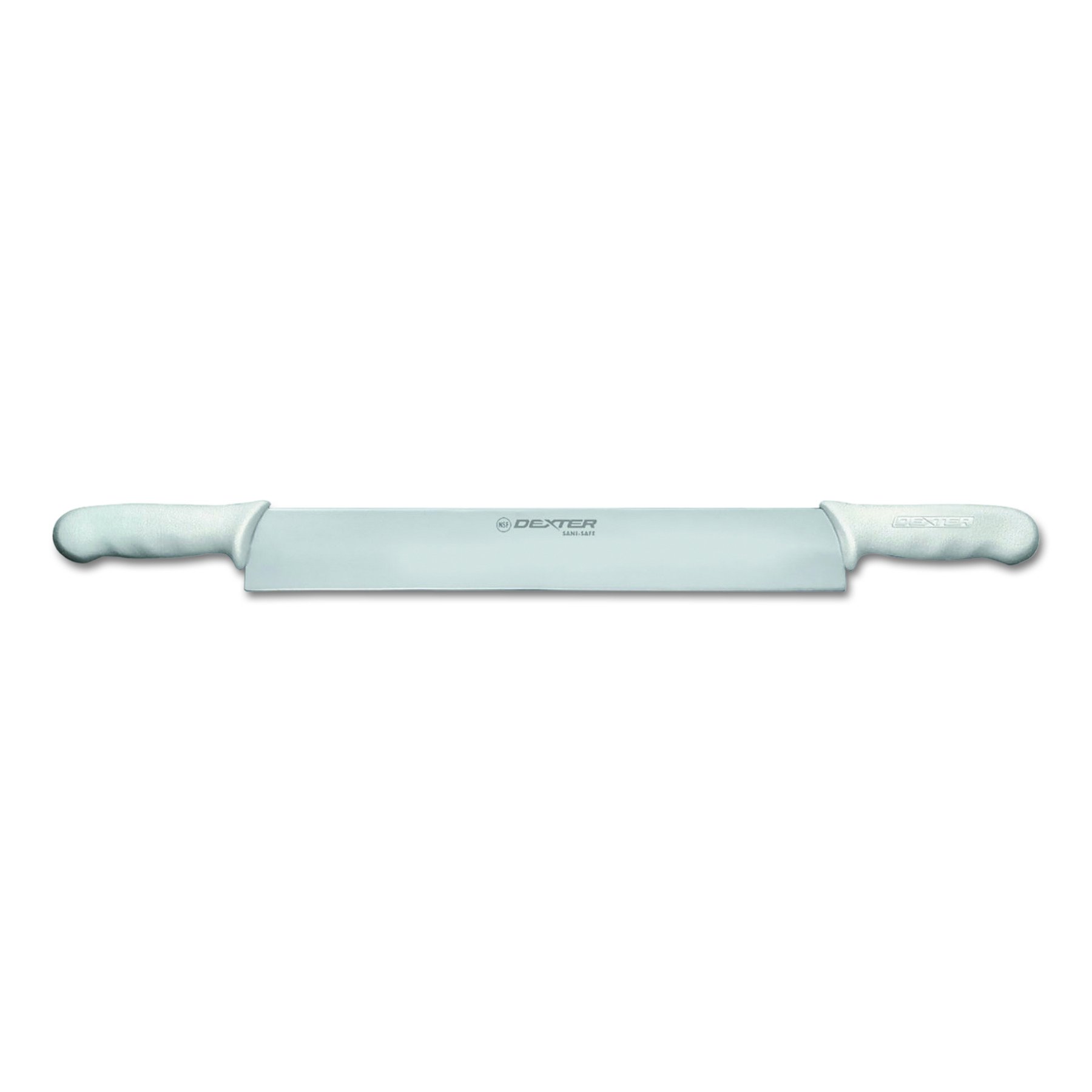 Sani-Safe S118-14DH 14" Double Polypropylene HandleCheese Knife with Polypropylene Handle