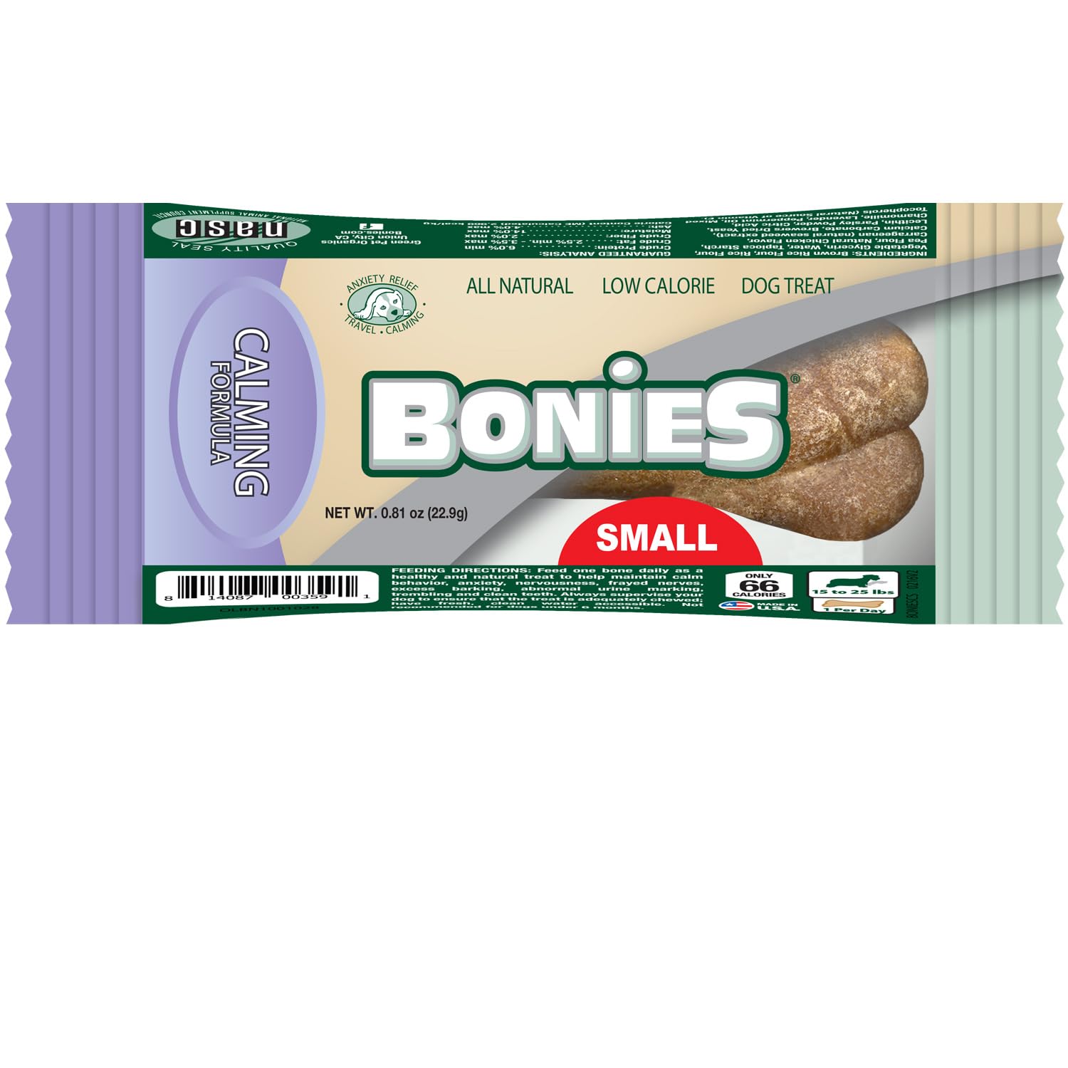 BONIES Natural Calming Small Singles (0.81 oz)