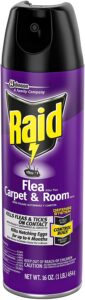 raid flea killer carpet room spray, 16 oz