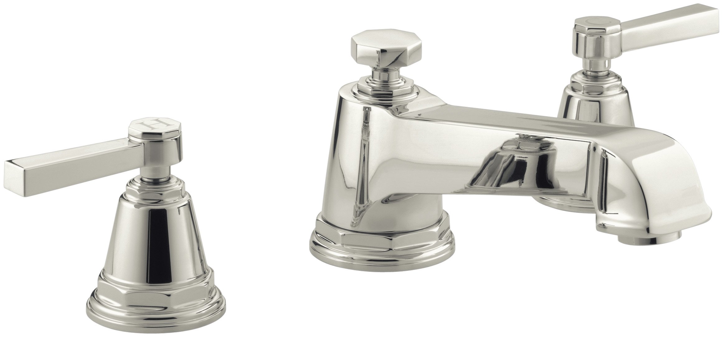 KOHLER Pinstripe Pure Deck-mount bath faucet trim