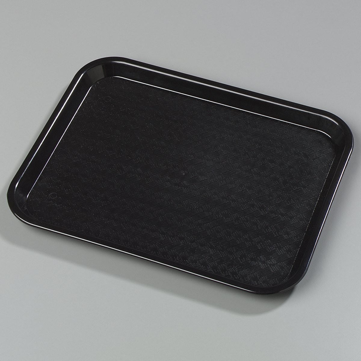 Carlisle FoodService Products CT101403 Cafe Standard Plastic Cafeteria/Fast Food Tray, NSF Certified, BPA Free, 14" Length x 10" Width, Black