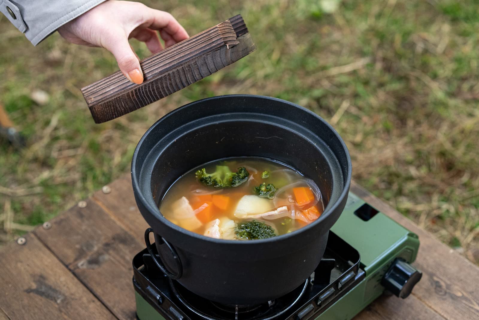 Ikenaga Iron Works Delicious Rice, Iron Pot, Black, 2 Pieces