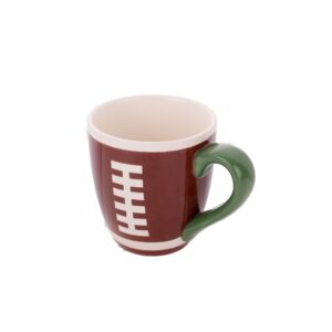 Ceramic Coffee Mug Football 14 Ounces