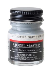 testor corp. light ghost gray (fs 36375) 1/2 oz enamel paint bottle