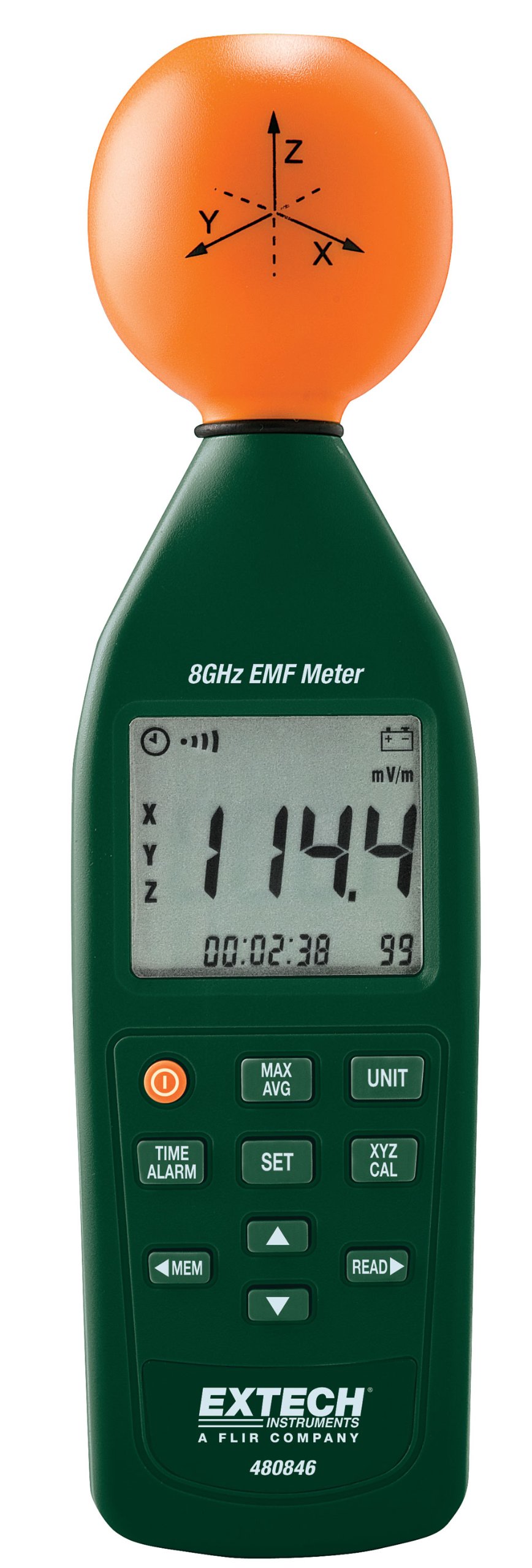 Extech 480846 Electromagnetic 8GHz RF Field Strength Meter