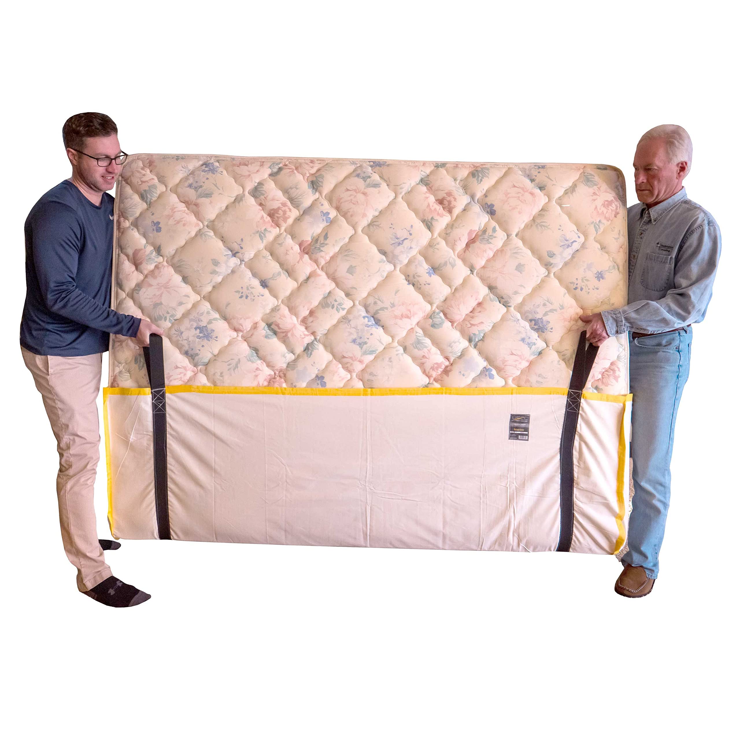 US Cargo Control Heavy Duty Canvas Mattress Carrier with Handles - 78 Inch Width - 13 Inch Depth - 24 Inch Height - Moving Supplies - Fits Twin, Full, Queen, King Mattress Sizes - 3 Pounds