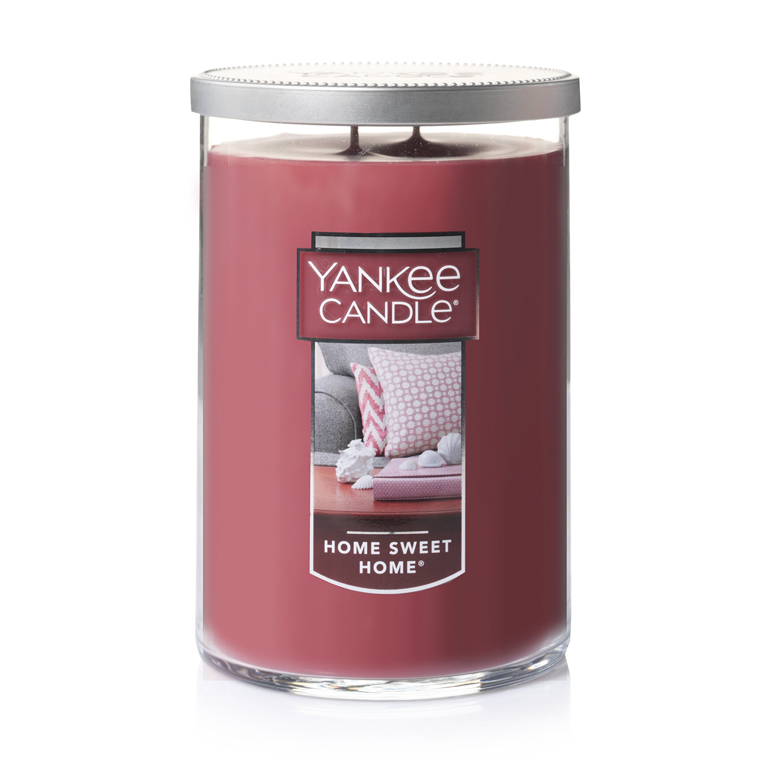 Yankee Candle Home Sweet Home Scented, Classic 22oz Large Tumbler 2-Wick Candle, Over 75 Hours of Burn Time