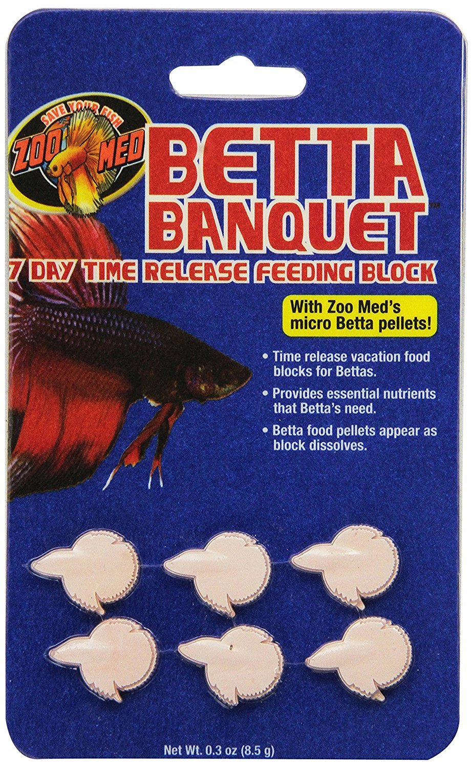 Zoo Med Laboratories AZMBB7 Betta Banquet Blocks