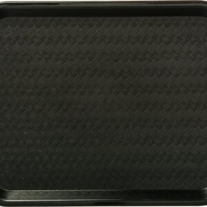 Carlisle FoodService Products CT101403 Cafe Standard Plastic Cafeteria/Fast Food Tray, NSF Certified, BPA Free, 14" Length x 10" Width, Black