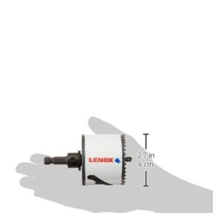 LENOX Tools Hole Saw, Bi-Metal, Speed Slot, Arbored, 2-1/2-Inch (1772954)