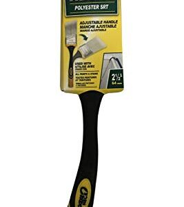 Richard 80833 Goose Neck Angular Paint Brush with Flexible Soft Grip Handle, 2-1/2"