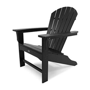 Trex Outdoor Furniture Yacht Club Shellback Adirondack Chair in Charcoal Black