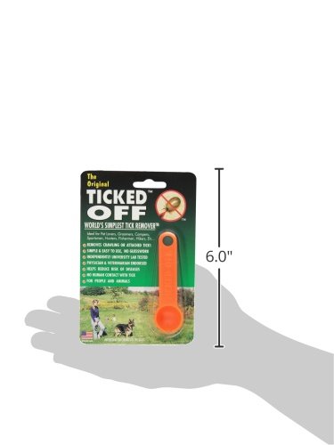 Ticked Off Tick Remover, Orange